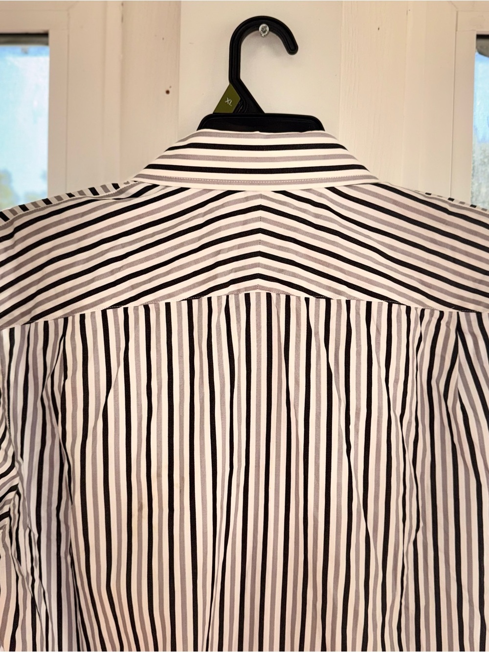 Apt. 9 Men Large Button Up Shirt NWT Striped 100% Cotton Long Sleeve Multi Color - Picture 11 of 12